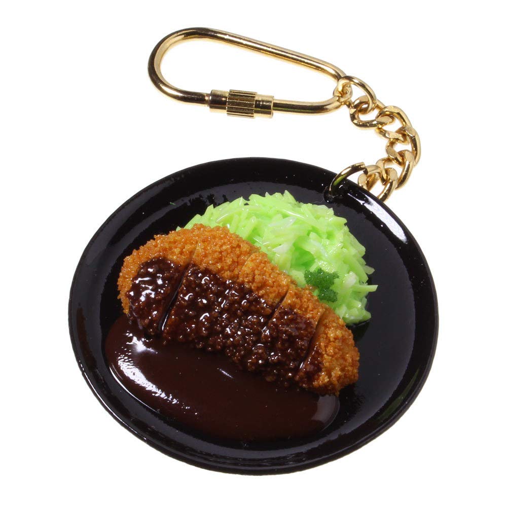 Amazon.co.jp: 食品サンプル屋さんのキーホルダー（とんかつ）【食品